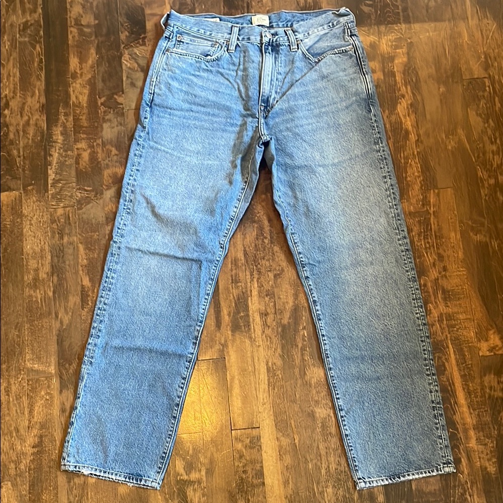 NWOT J. Crew Men's Straight Leg Denim Jeans - Light Blue